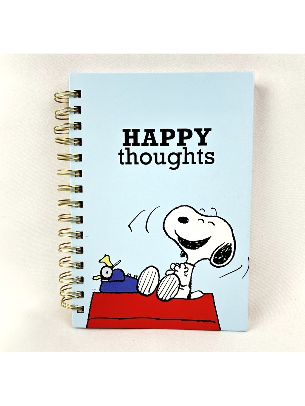 Peanuts Happy Thoughts Hard Bound Journal Snoopy Design